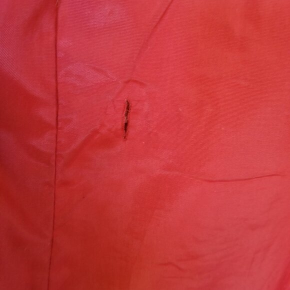 Men's VTG 70s Fight Club / Tyler Durden Style Red Leather Jacket Sz 42 1970s - Picture 8 of 14